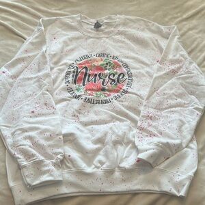 LARGE NURSE CREW NECK SWEATSHIRT